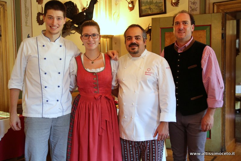 Ristorante Al Capriolo - Vodo di Cadore (BL) - Patron Massimiliano Gregori, Chef Francesco Paonessa