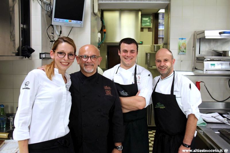 Cena a quattro mani @Ristorante Sadler - Milano - Chef Claudio Sadler e Peter Oberrauch