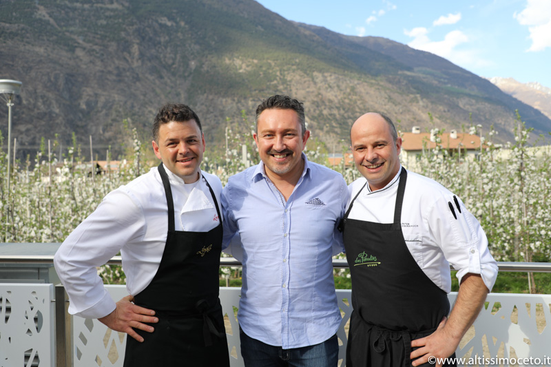 Cena a quattro mani @Ristorante Paradiso dell’Hotel Das Paradies – Laces (BZ) – Chef Peter Oberrauch, Chef Ospite Pier Antonio Rocchetti