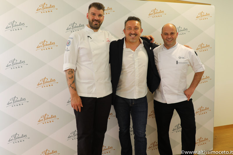Cena a quattro mani @Ristorante Paradiso dell’Hotel Das Paradies – Laces (BZ) – Chef Peter Oberrauch, Chef Ospite Francesco Oberto