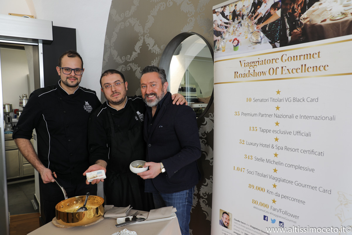 Cartoline dal 857mo Meeting VG @ Ristorante Le Scuderie del Castello di Govone (CN) - Chef/Patron Davide Sproviero e Fabio Poppa
